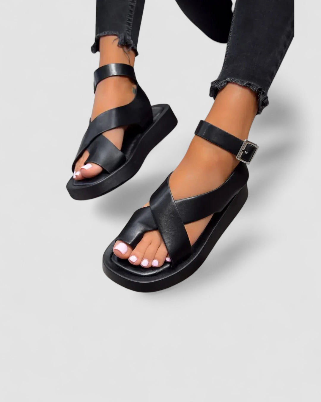 Chic Parsienne™ | Sandales Élégantes et Décontractées Petra