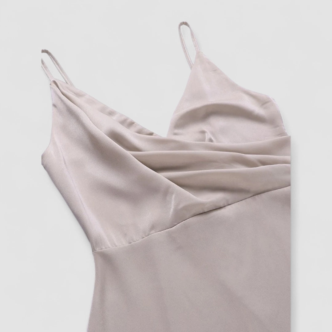 Chic Parsienne™ | Aneta - Robe en satin