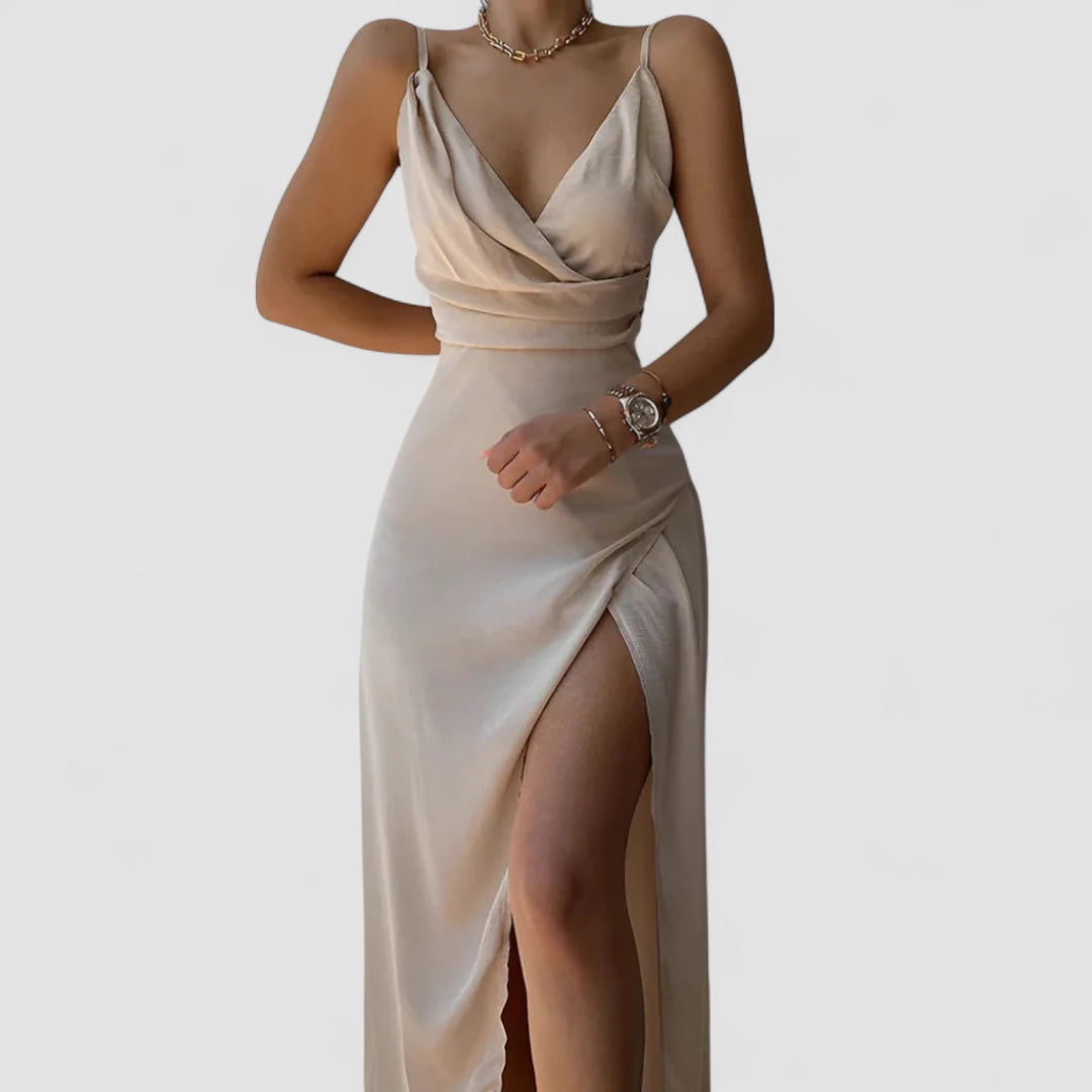 Chic Parsienne™ | Aneta - Robe en satin