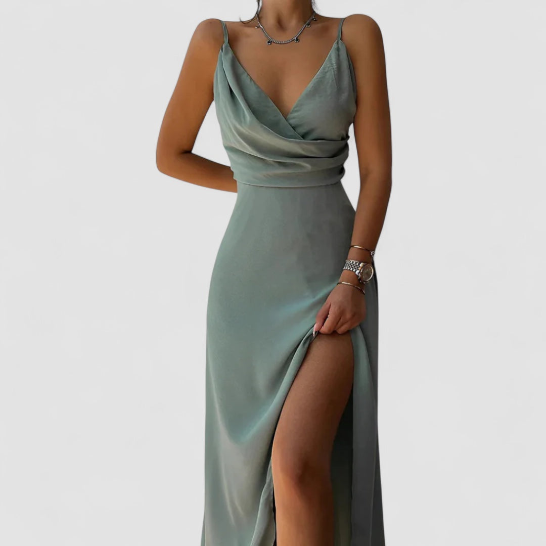 Chic Parsienne™ | Aneta - Robe en satin